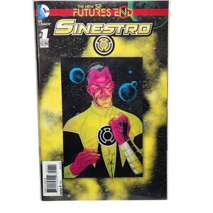 DC Comics Sinestro Futures End #1 Lenticular Cover NM